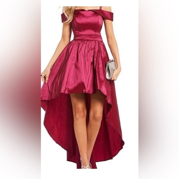 B. Darlin burgundy red high low dress size 5/6 - Picture 1 of 8